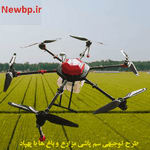 طرح سمپاشی مزارع و باغ ها با پهپاد